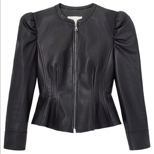 Rebecca Taylor Leather Jacket, Size 2